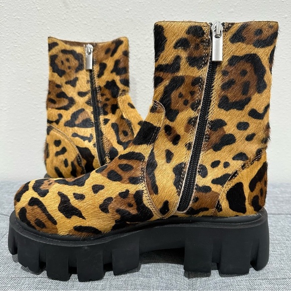 ASOS Leopard Print Platform Boots - Picture 10 of 14